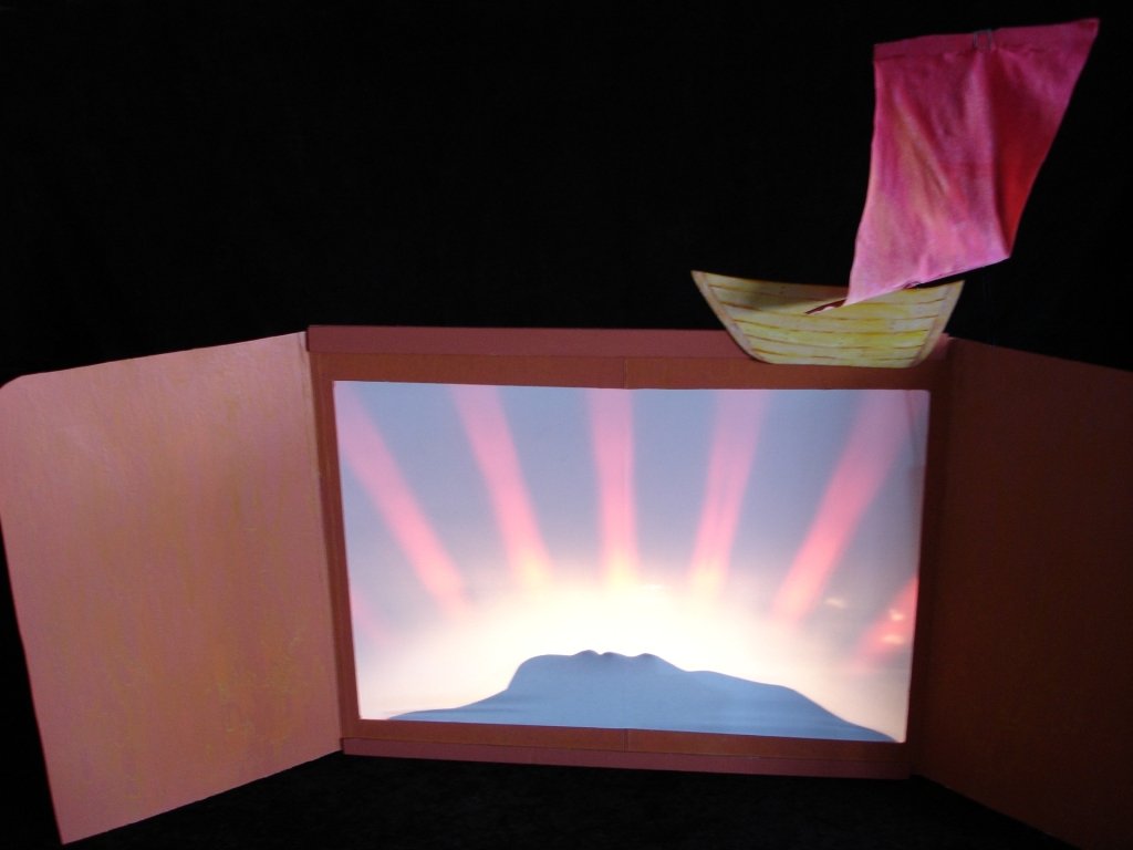 Shadow puppet show