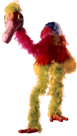 Bird marionette